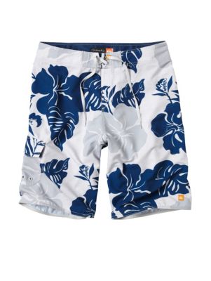 Men's Betta Bing Boardshort - Blue Patterned