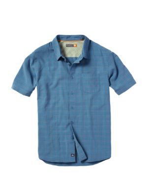 Men's Kendalls Right Woven S/S Shirt - Blue