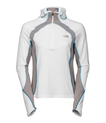 Women's Impulse 1/2 Zip Hoodie - White