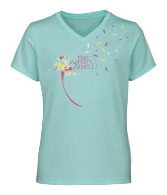 Girl's S/S Dandies V-Neck Tee - Blue