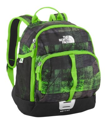 Youth Sprout 9L Daypack - Glo Green Distress