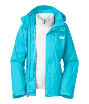 Women's Deuces Triclimate Jacket - Turquoise / Aqua