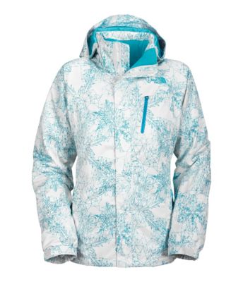 Women's Snow Cougar Print Jacket - White