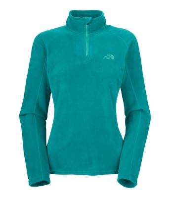 Women's TKA 100 Microvelour Glacier 1/4 Zip Pullover - Blue
