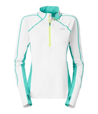 Women's Impulse Performance 1/4 Zip Pullover - White