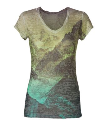 Women's Tadasana Burnout Top - Gray