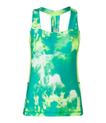 Women's Tadasana VPR Printed Performance Sport Tank - Green