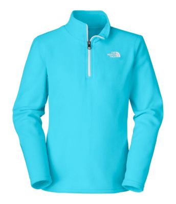 Girls' Glacier 1/4 Zip Pullover - Turquoise / Aqua