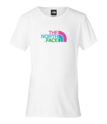 Girls' S/S Multi Half Dome CreGirls' Tee - White