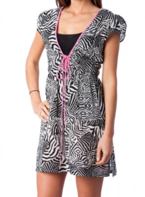Women's Hawaii Kai Cover-Up - Black Patterned