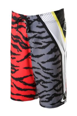 Boys' T.I.A. Boardshort - Red Patterned