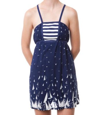 Women's Sail Away Dress - Navy / Dark Blue