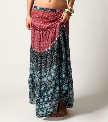 Women's Tee Pee Long Skirt - Pattern