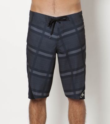 Men's Super Freak Printed Boardshort - Black Patterned