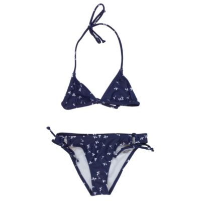 Girls' Prairie Triangle Swimsuit - Navy / Dark Blue