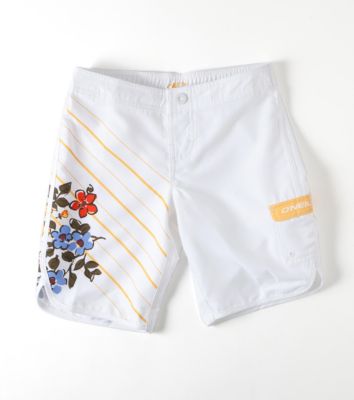 Girl's Daisy Boardshort - White