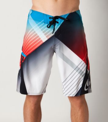Men's Lopez Boardshort - White Patterned
