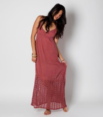 Women's Cloud 9 Maxi Dress - Pink Pattern