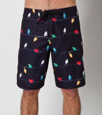 Men's Deck The Halls Boardshort-Black