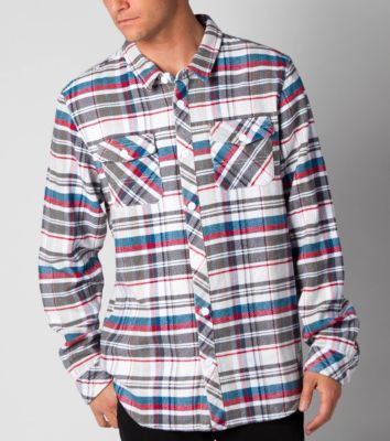 Men's Richards L/S Woven Shirt-White