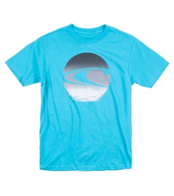Boys' Ripple Short Sleeve Logo Tee - Blue