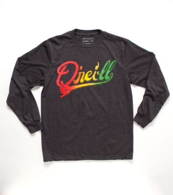 Boys' Construction Logo Long Sleeve Tee - Black