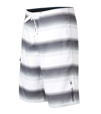 Men's Santa Cruz Stripe Boardshort - White