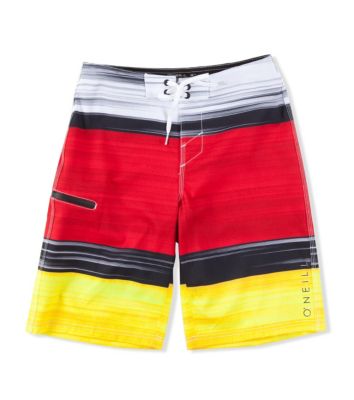 Boys' Hyperfreak Bonus Boardshort - Red Patterned
