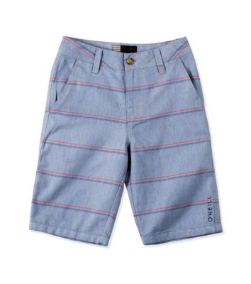 Boys' Redwood Stripe Walkshort - Blue Patterned