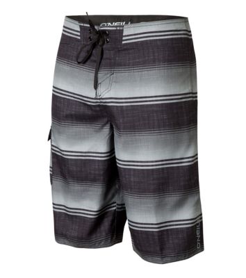 Men's Santa Cruz Stripe Boardshort - Black