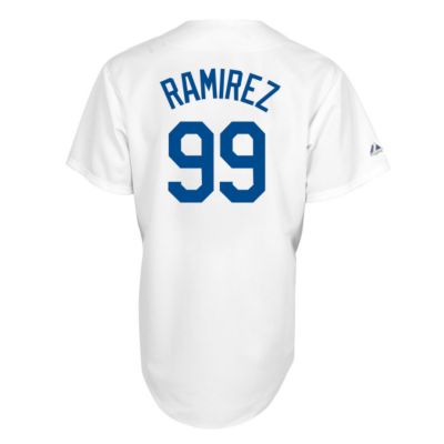 Men's Dodgers Replica Manny Ramirez Home Jersey