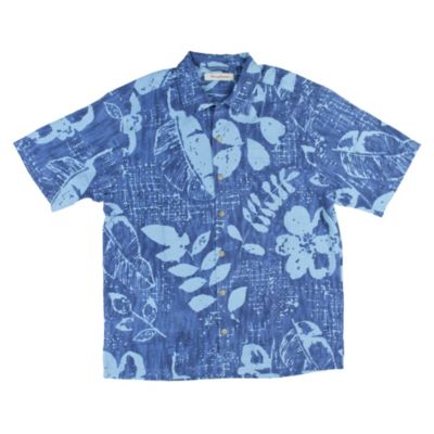 Men' s Latin Lagoon Shirt - Blue Patterned