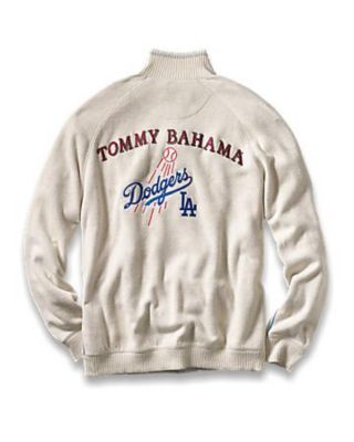 Men's Dodgers Half-Zip Fleece - Cream