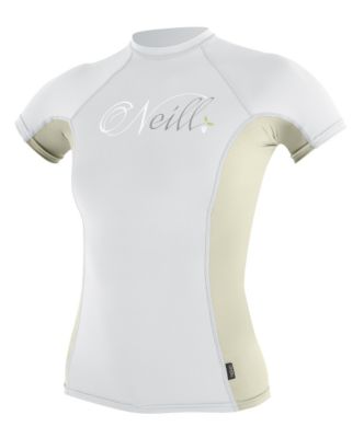 Women's Skins RG 8 Crew Rashguard - White