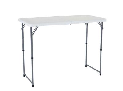4 Ft. Fold N Half Adjustable Height Table