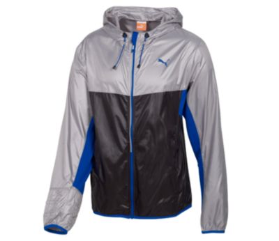 Men's Faas Wind Jacket - Gray Patterned