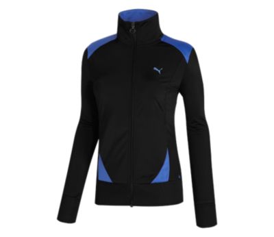 Women's Poly Track Jacket - Black