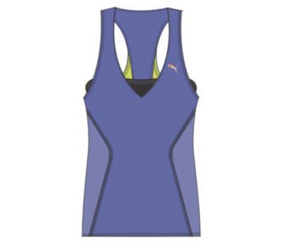 Women's Fitness Racer Tank - Purple