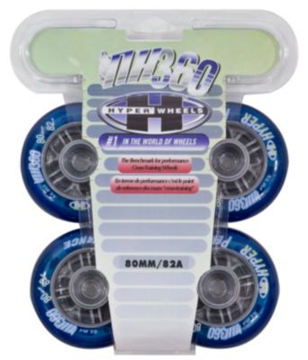NX360 80mm Inline Skate Wheels - Blue - 4pk