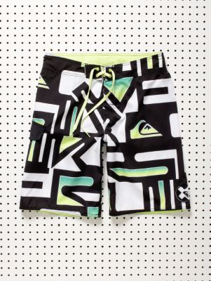 Men's Mega Bleeker Boardshort - Green Patterned