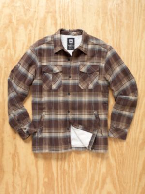 Men's Timber L/S Shirt - Brown