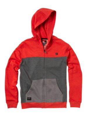 Boys' Block It Up Zip Hoodie - Red