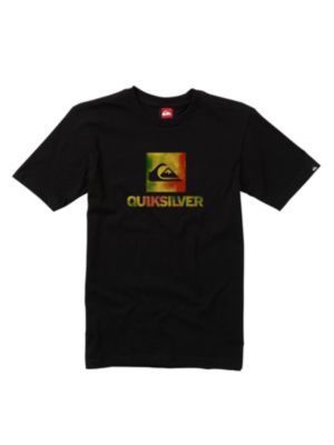 Boys' Spilled Logo SS Tee - Black