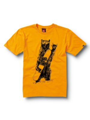 Boys' Joyride Bear SS Tee - Orange
