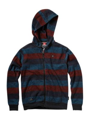 Boys' Redondo Stripe Hydro Zip Hoodie - Navy / Dark Blue