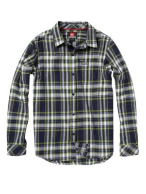 Boys' Bunga Bunga LS Flannel - Navy / Dark Blue