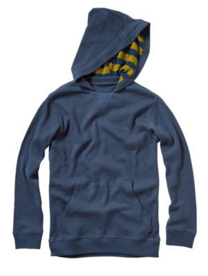 Boys' Calder LS Hooded Thermal - Blue
