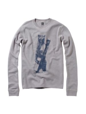 Boys' Joyride Bear LS Thermal - Gray