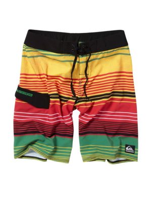 Men's What It Is Boardshort - Yellow Patterned