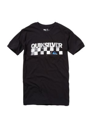 Men's Checkers Tee - Black